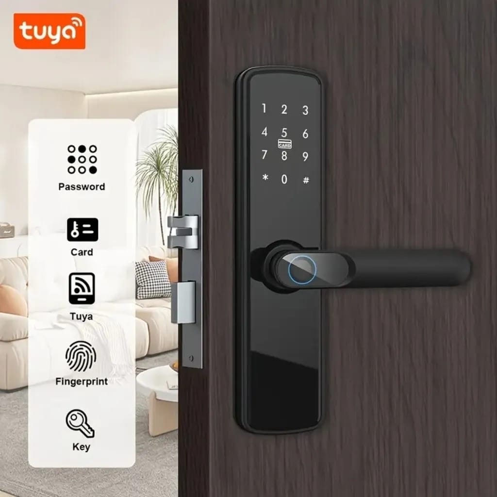 Cerradura Inteligente Con Pestillo Smart Wifi Tuya Smart App Cerradura Inteligente Con Pestillo Smart Wifi Tuya Smart App