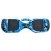 Patineta Eléctrica Hoverboard BT c/Rodilleras Azul Camuflado