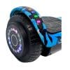 Patineta Eléctrica Hoverboard BT c/Rodilleras Azul Camuflado