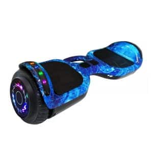 Patineta Eléctrica Hoverboard BT c/Rodilleras -Azul Nebulosa