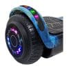 Patineta Eléctrica Hoverboard BT c/Rodilleras - Azul Naranja