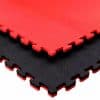Piso Tatami Randers negro/rojo 1m x 1m x 2cm (1 unidad)