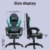 Silla Gamer Shot Gaming SHOT-D1140-GB | Soporte ergonómico
