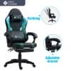 Silla Gamer Shot Gaming SHOT-D1140-GB | Soporte ergonómico