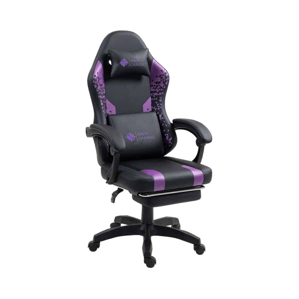 Silla Gamer Shot Gaming SHOT-D1141-PB | Soporte ergonómico