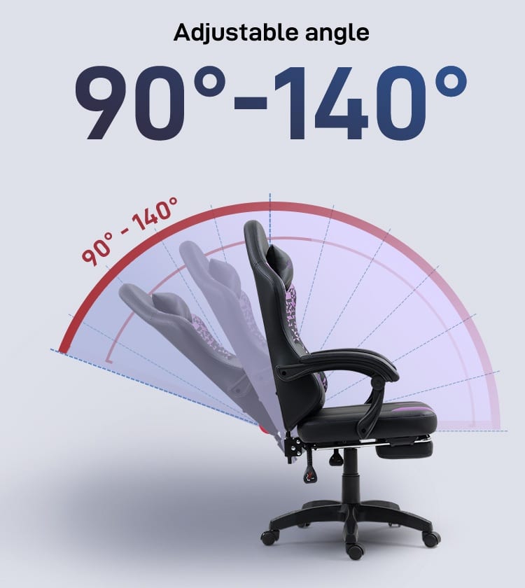 Silla Gamer Shot Gaming SHOT-D1141-PB | Soporte ergonómico