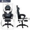 Silla Gamer Shot Gaming SHOT-D1145-WB | Soporte ergonómico