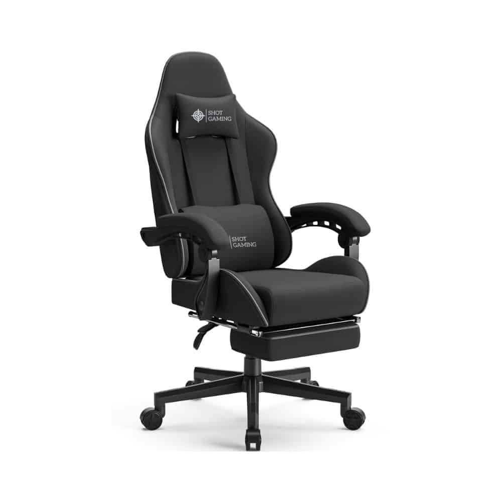 Silla Gamer Shot Gaming SHOT-LS6658-B | Soporte ergonómico