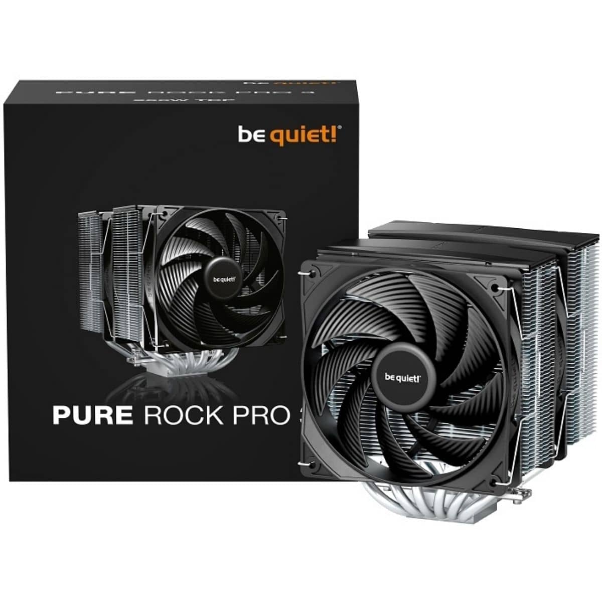 Copia - Air Cooler Gamer be quiet! Pure Rock Slim 3 Negro - Compacto, silencioso e intuitivo