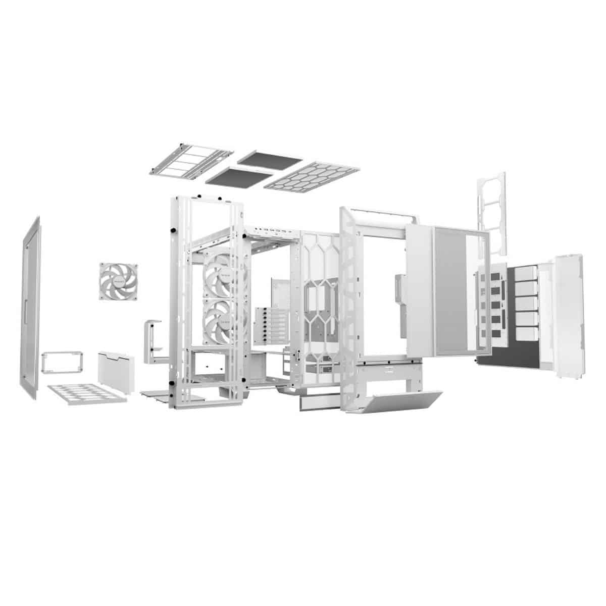 Copia - Gabinete Gamer be quiet! Dark Base Pro 701 Blanco - Máximo flujo de aire y practicidad