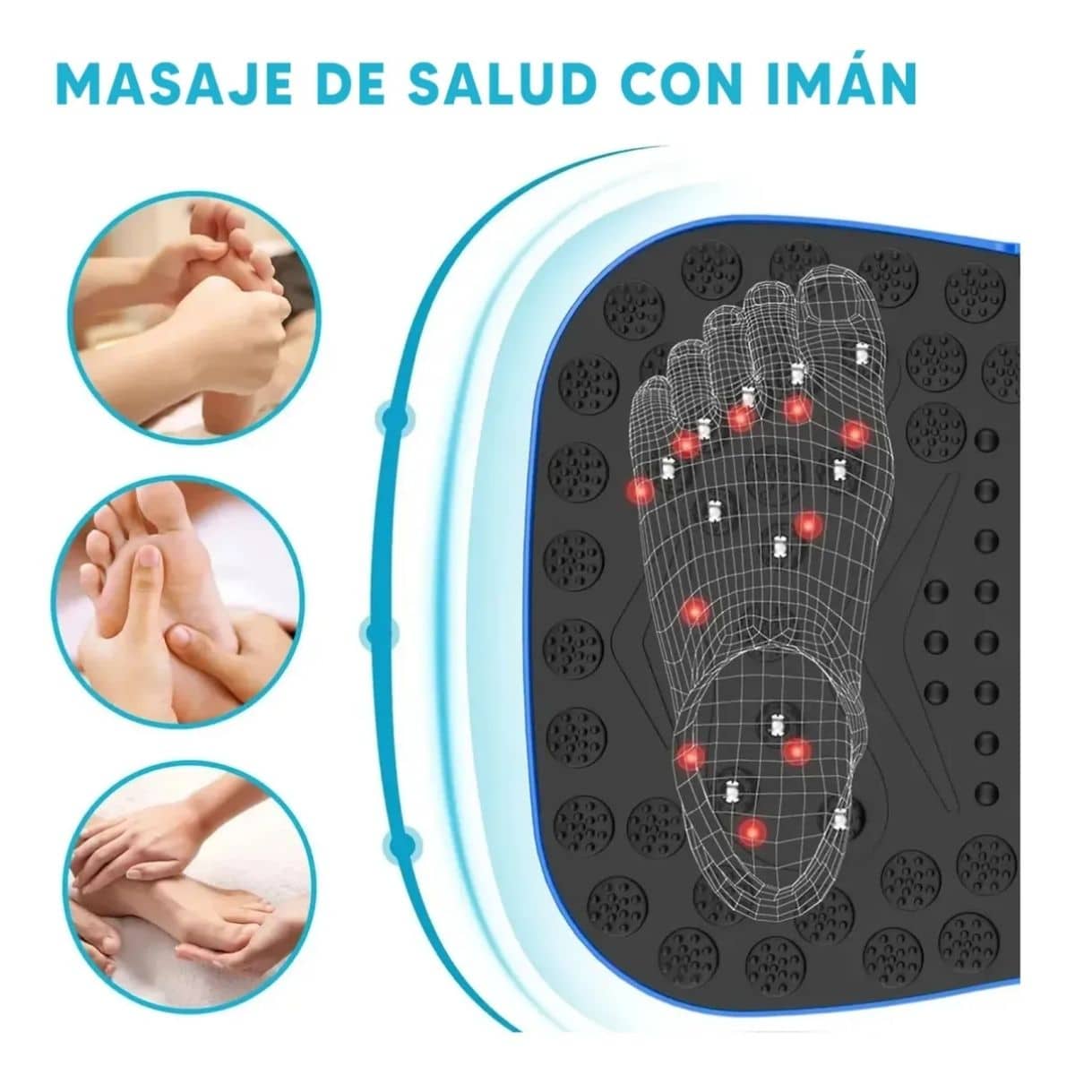 Plataforma Vibratoria 99 Niveles Control + Bandas 120 K