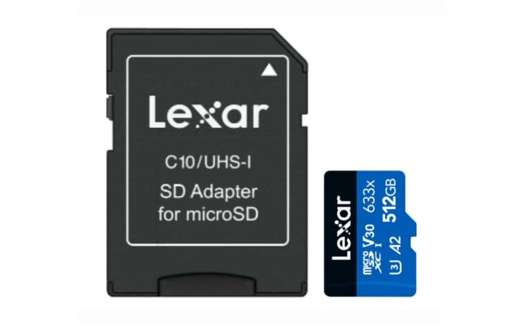 Memoria microSDXC Lexar 512GB 633x UHS-I Blue Series
